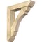 Ekena Millwork Olympic Slat Rough Sawn Bracket w/ Offset Brace, Douglas Fir, 6"W x 26"D x 30"H BKT0604X26X30OLY06RDF - alternate 1